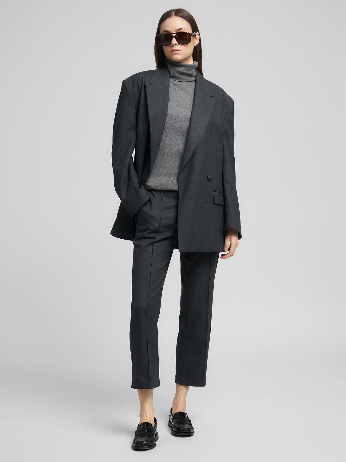 Dámské žebrované tričko s rolákem