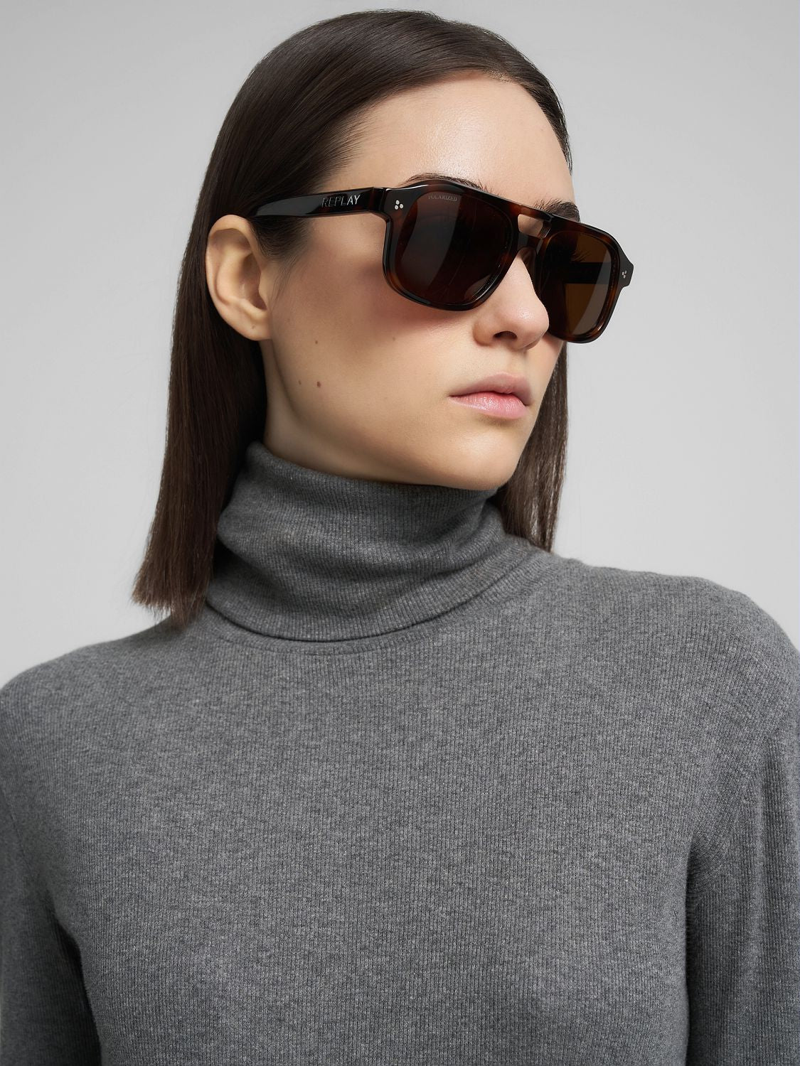 Dámské žebrované tričko s rolákem