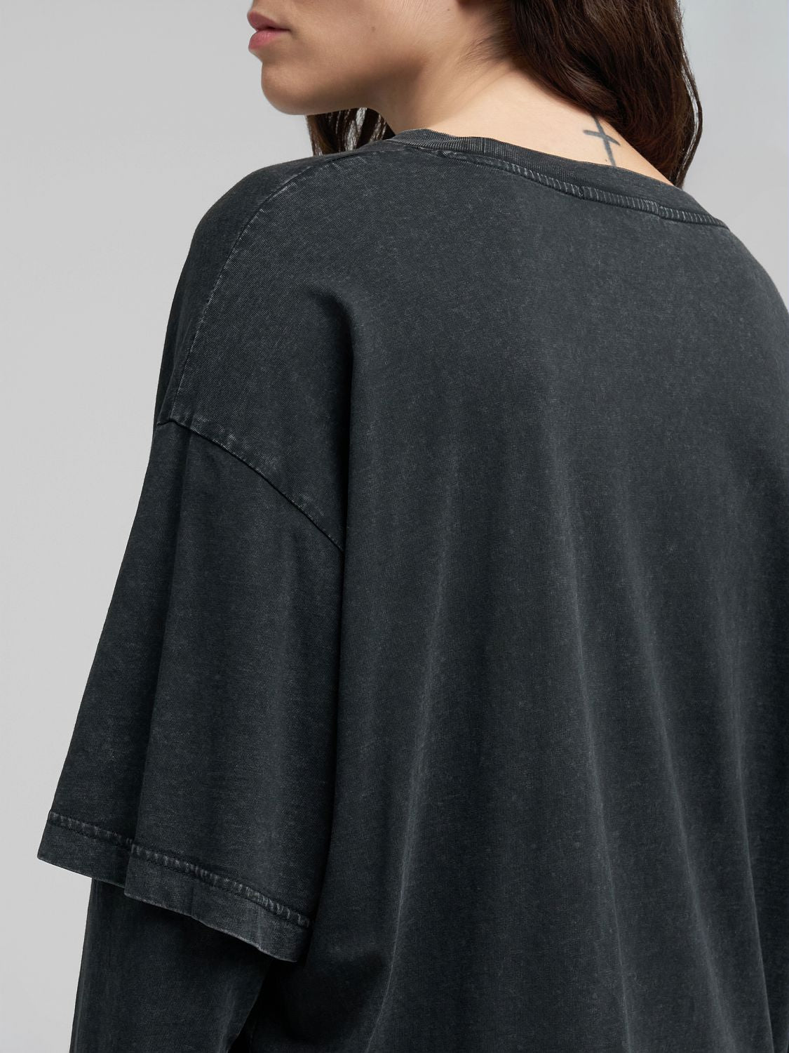 Volné tričko s dlouhým rukávem