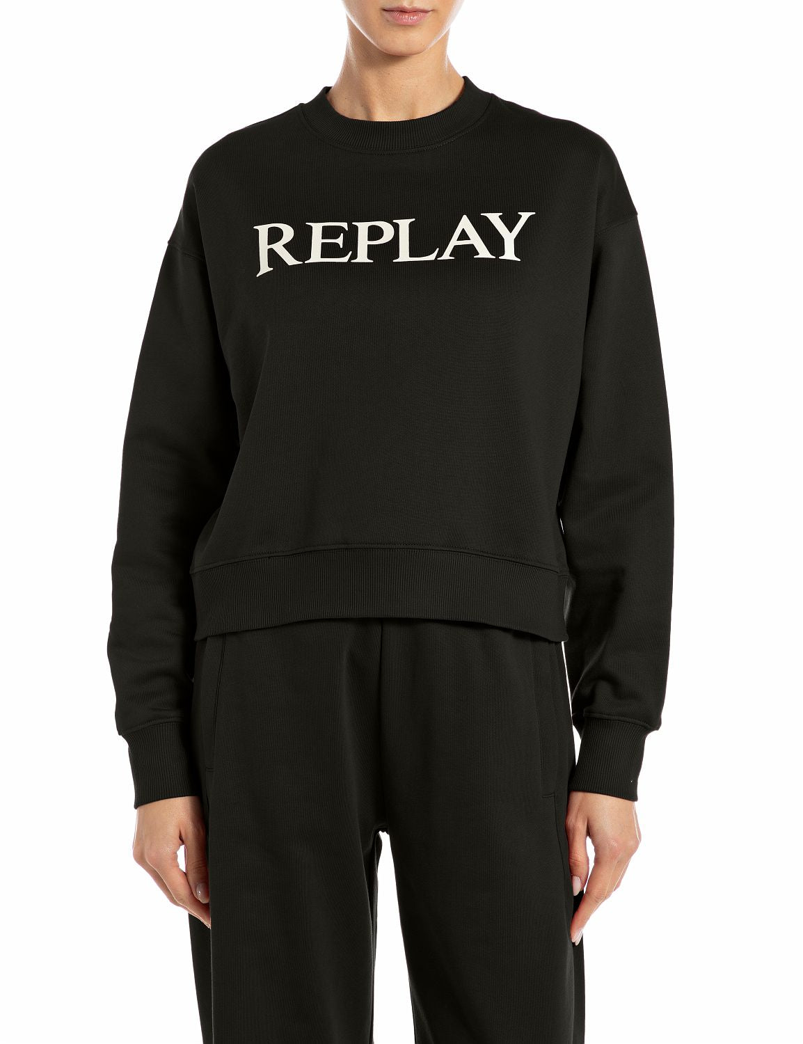 Dámská cropped mikina s nápisem