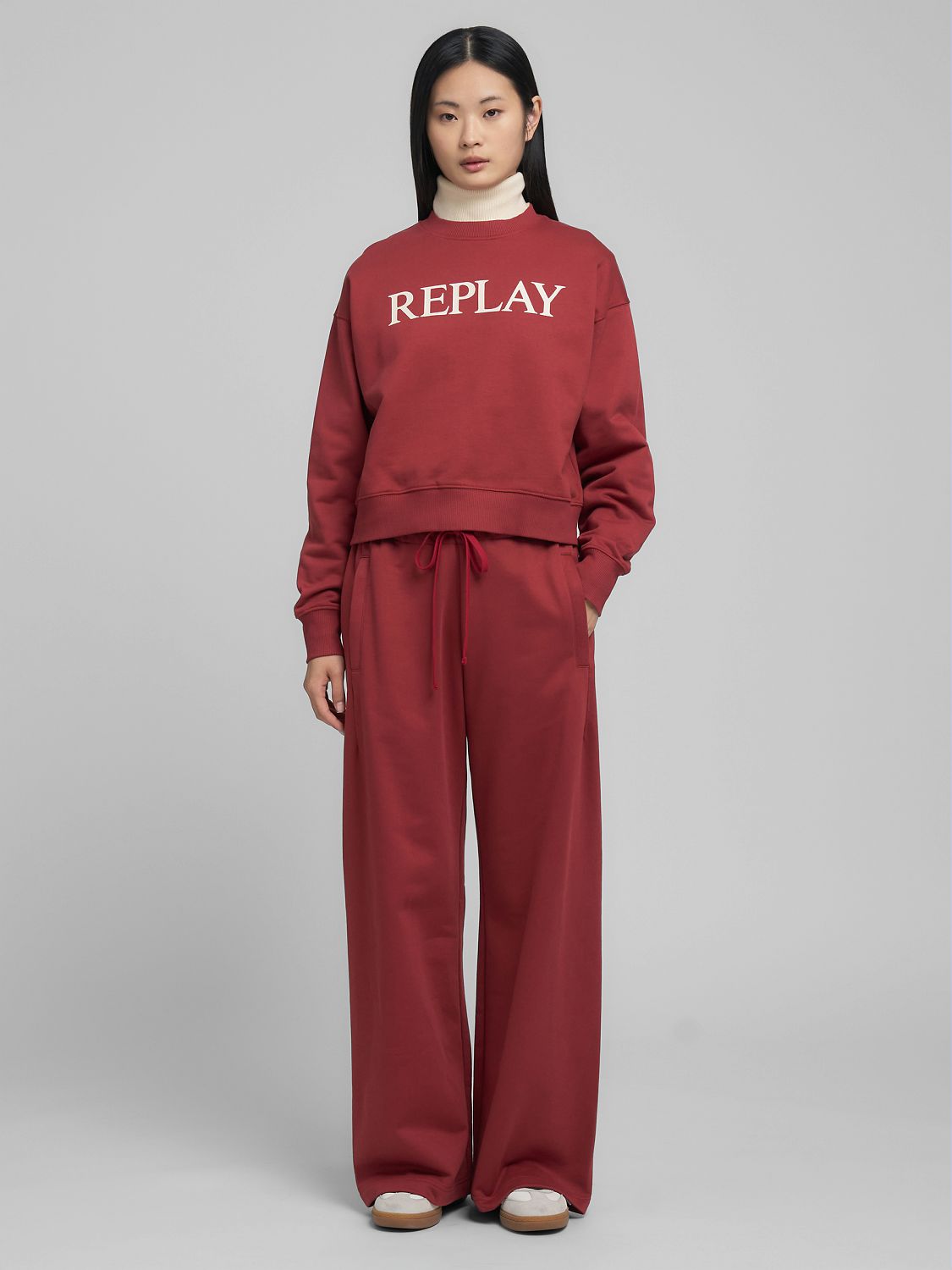 Dámská cropped mikina s nápisem