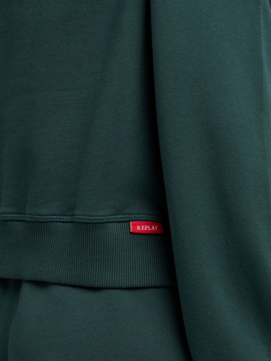 Dámská cropped mikina s decentní výšivkou R