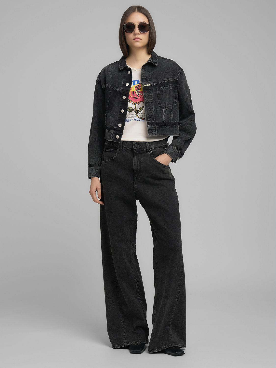 Tričko s výrazným logem Replay