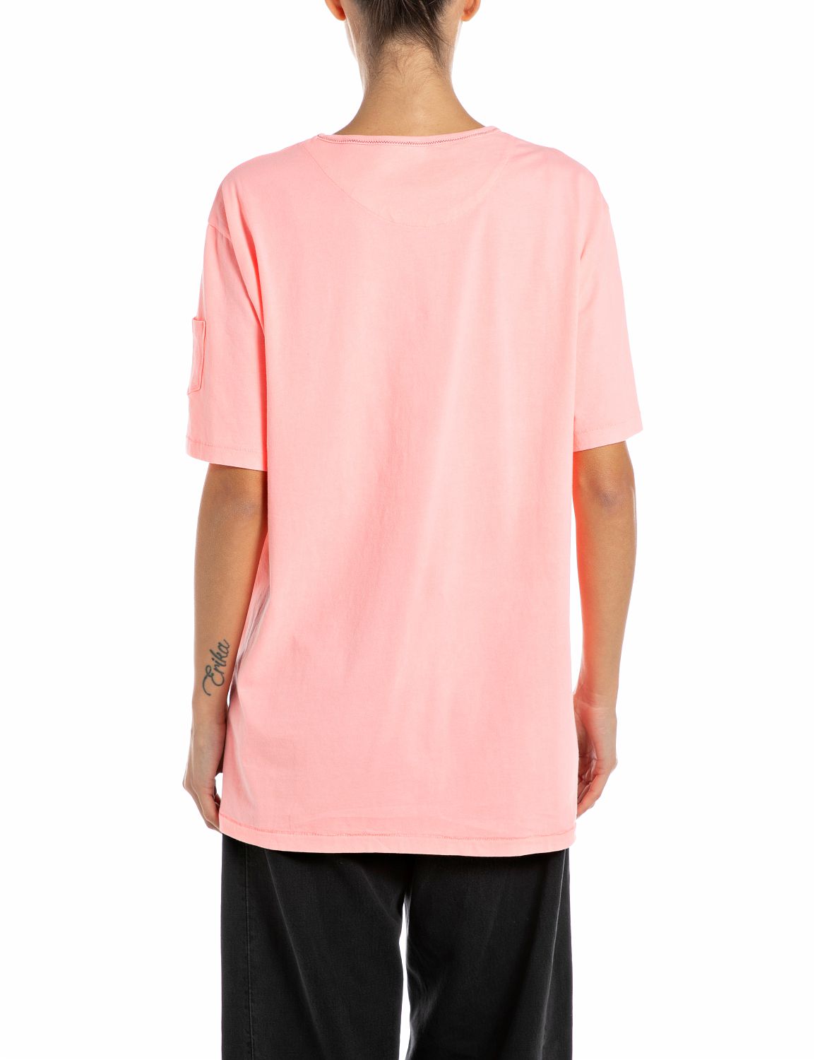 Dámské oversized tričko s nápisem Replay