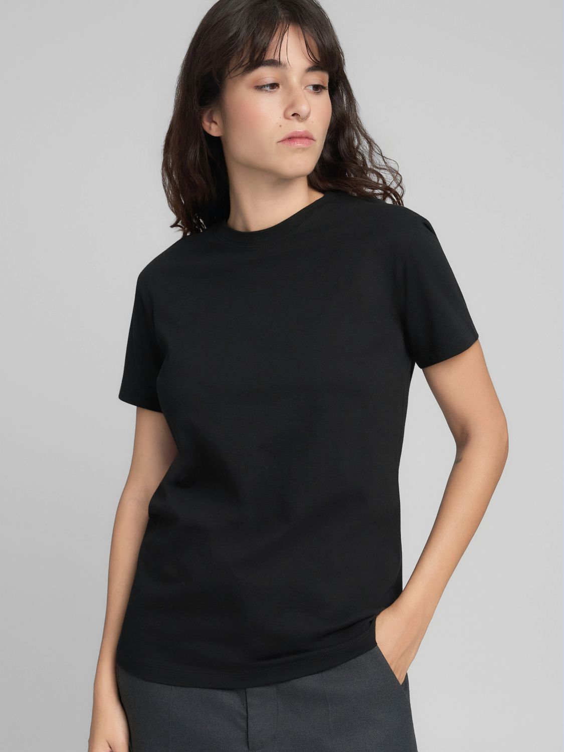 Jednoduché tričko s potiskem na boku