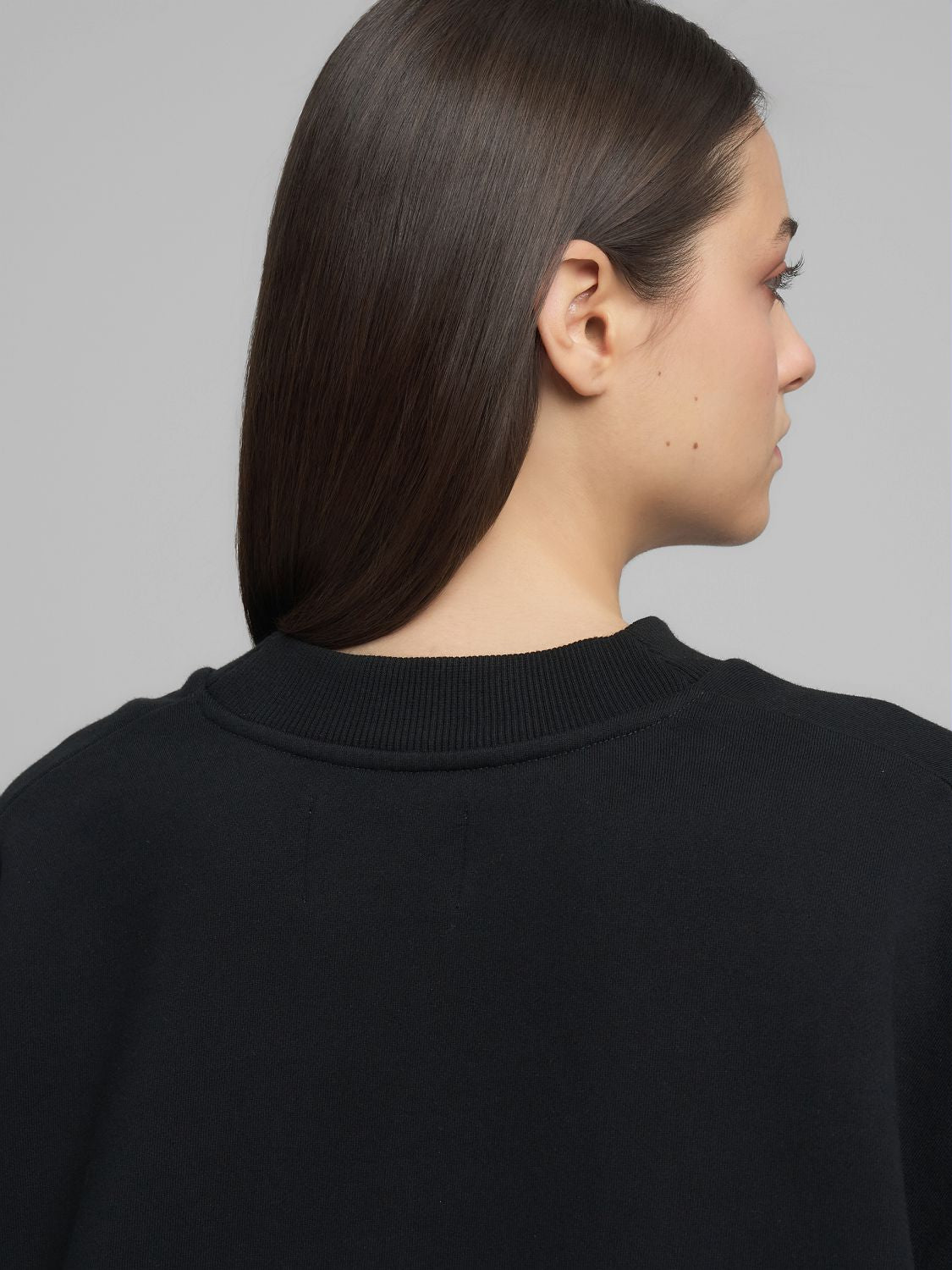 Dámská volná mikina s kapucí a nápisem