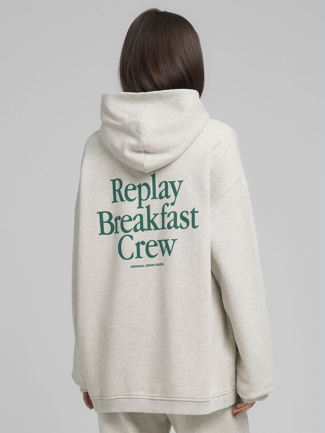 OVERSIZE MIKINA S POTISKEM