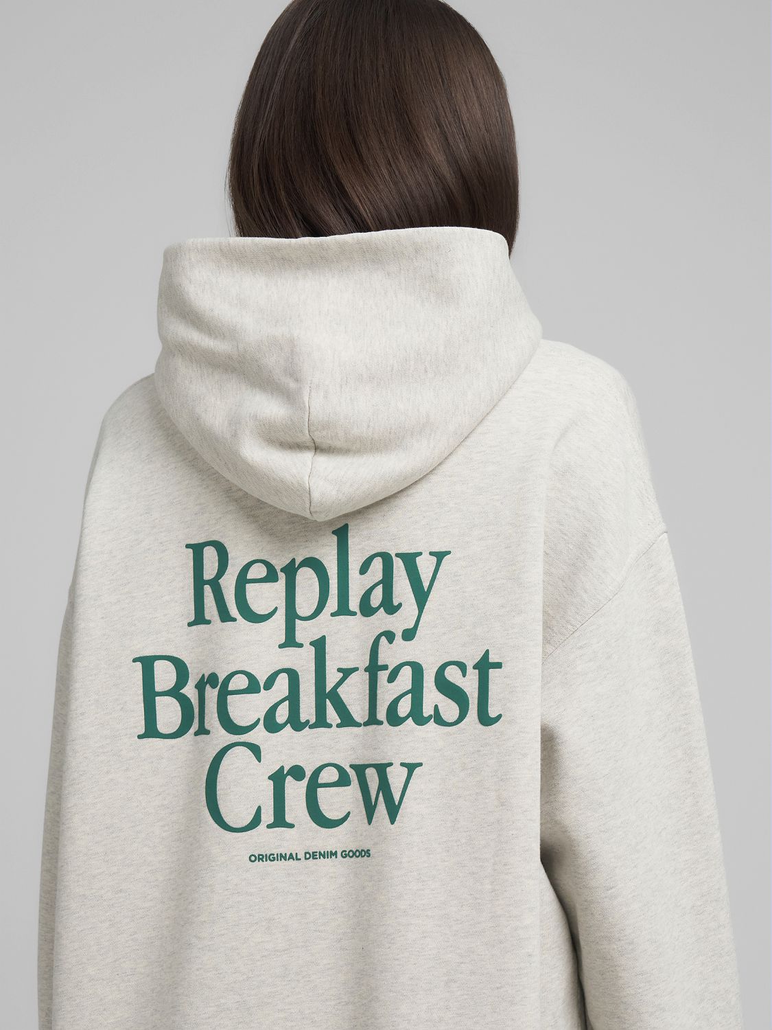 OVERSIZE MIKINA S POTISKEM