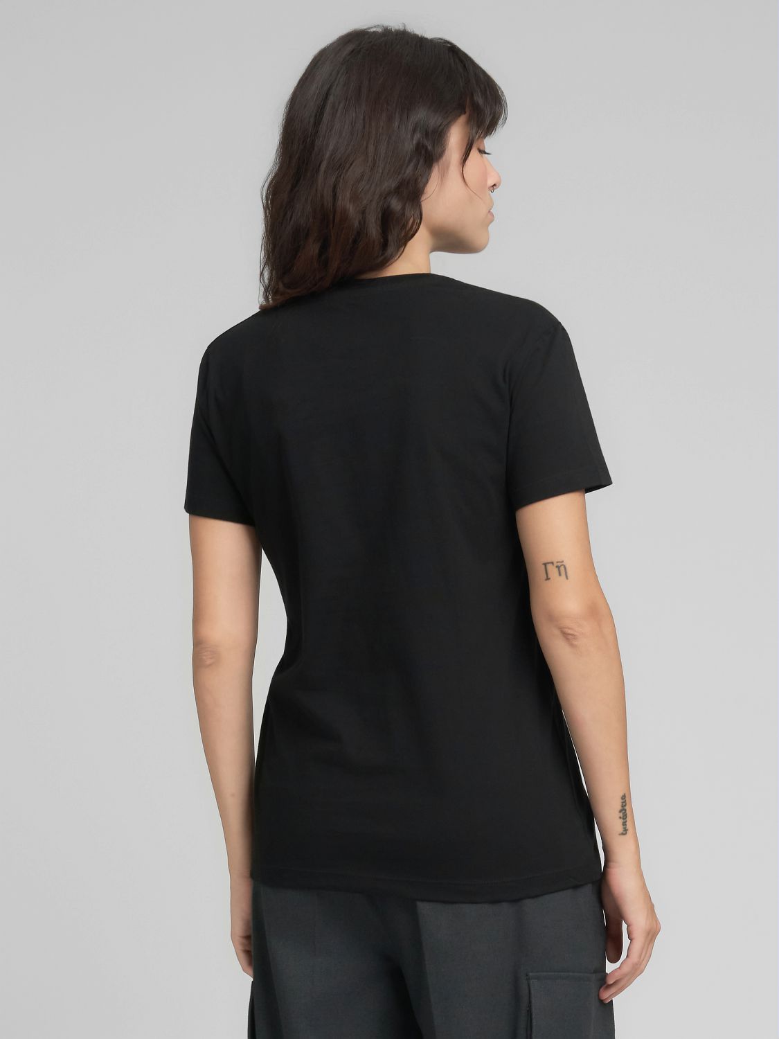 Bavlněné tričko s nápisem