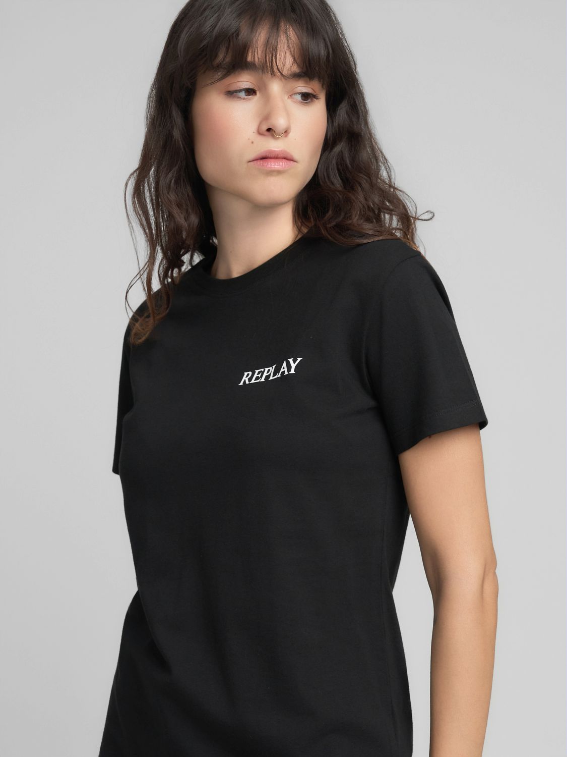 Bavlněné tričko s nápisem