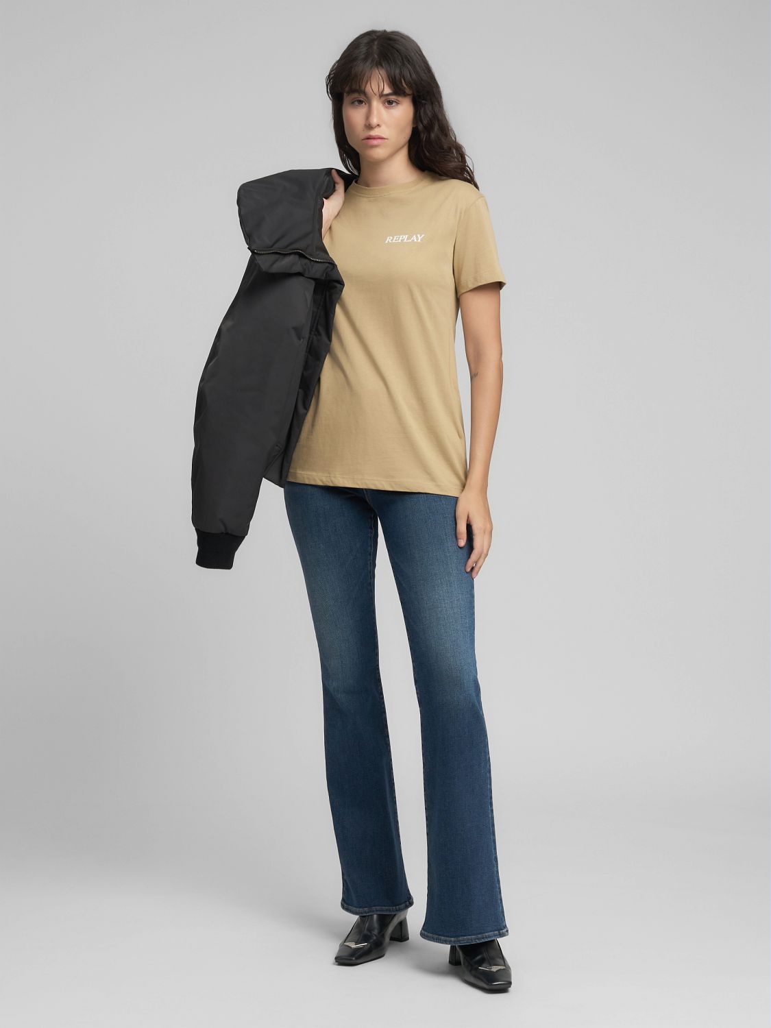 Bavlněné tričko s nápisem