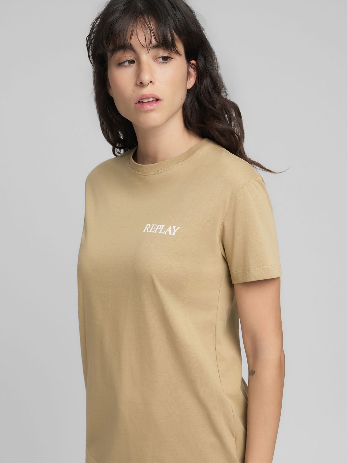 Bavlněné tričko s nápisem