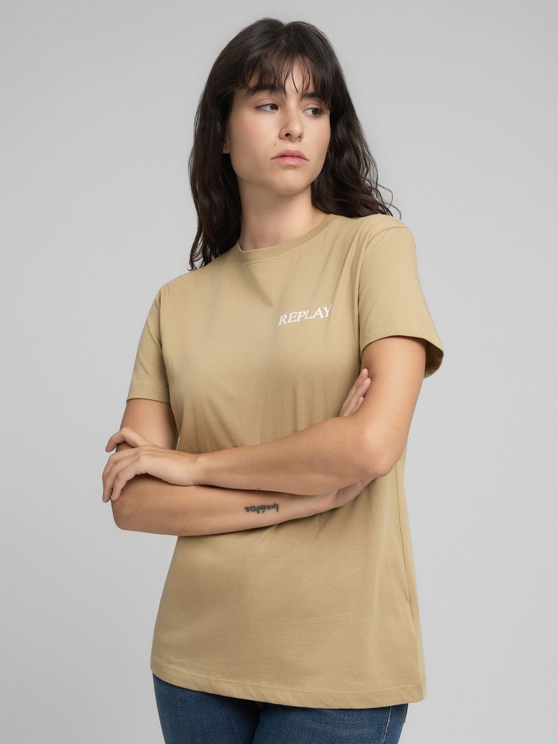 Bavlněné tričko s nápisem