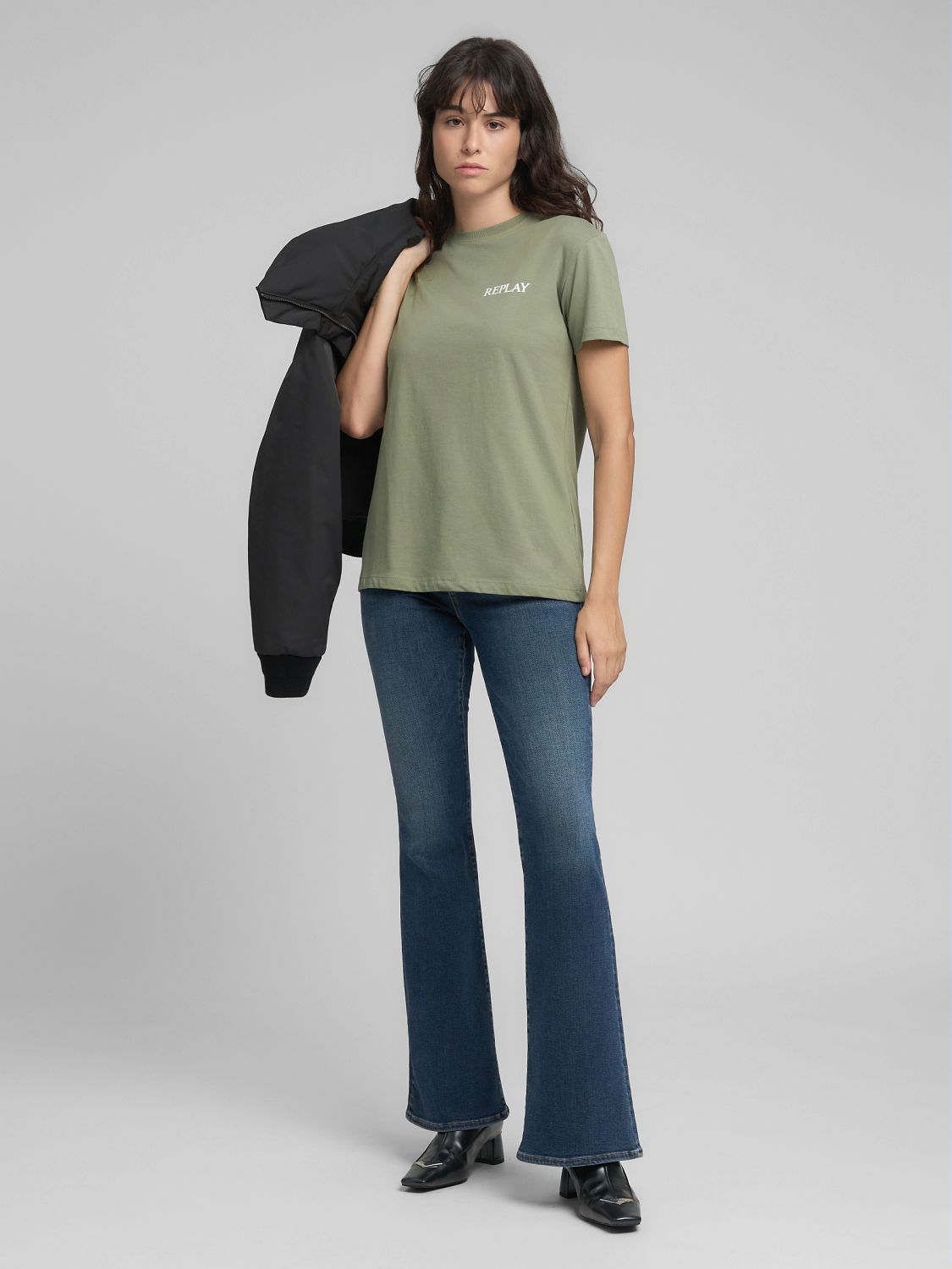 Bavlněné tričko s nápisem