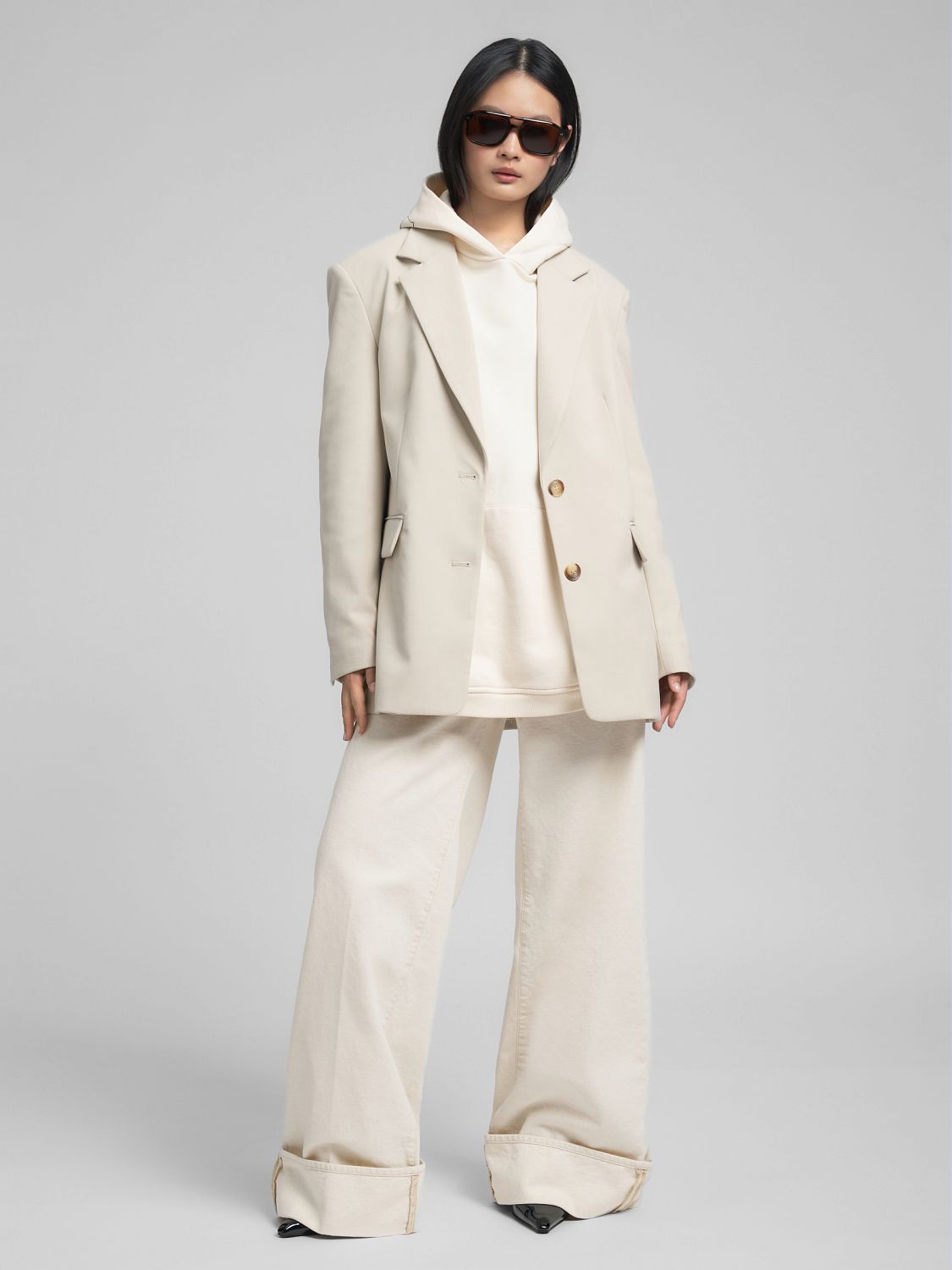 Replay dámské dlouhé sako z vlněné směsi