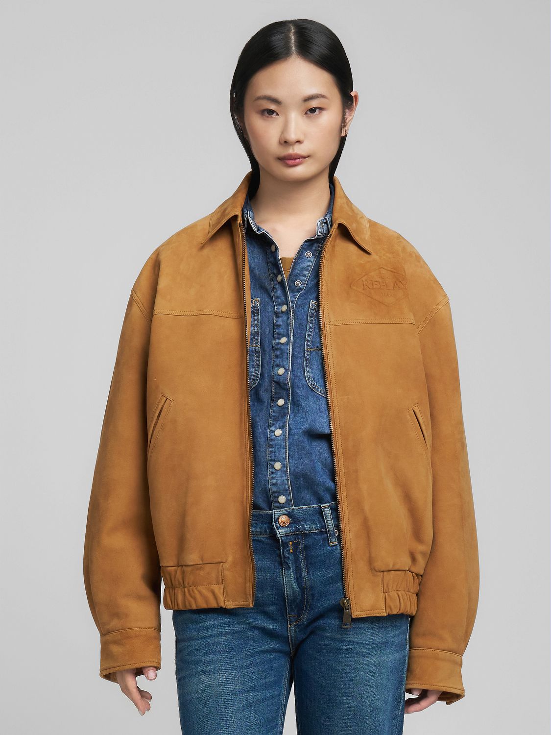 Dámská kožená bunda