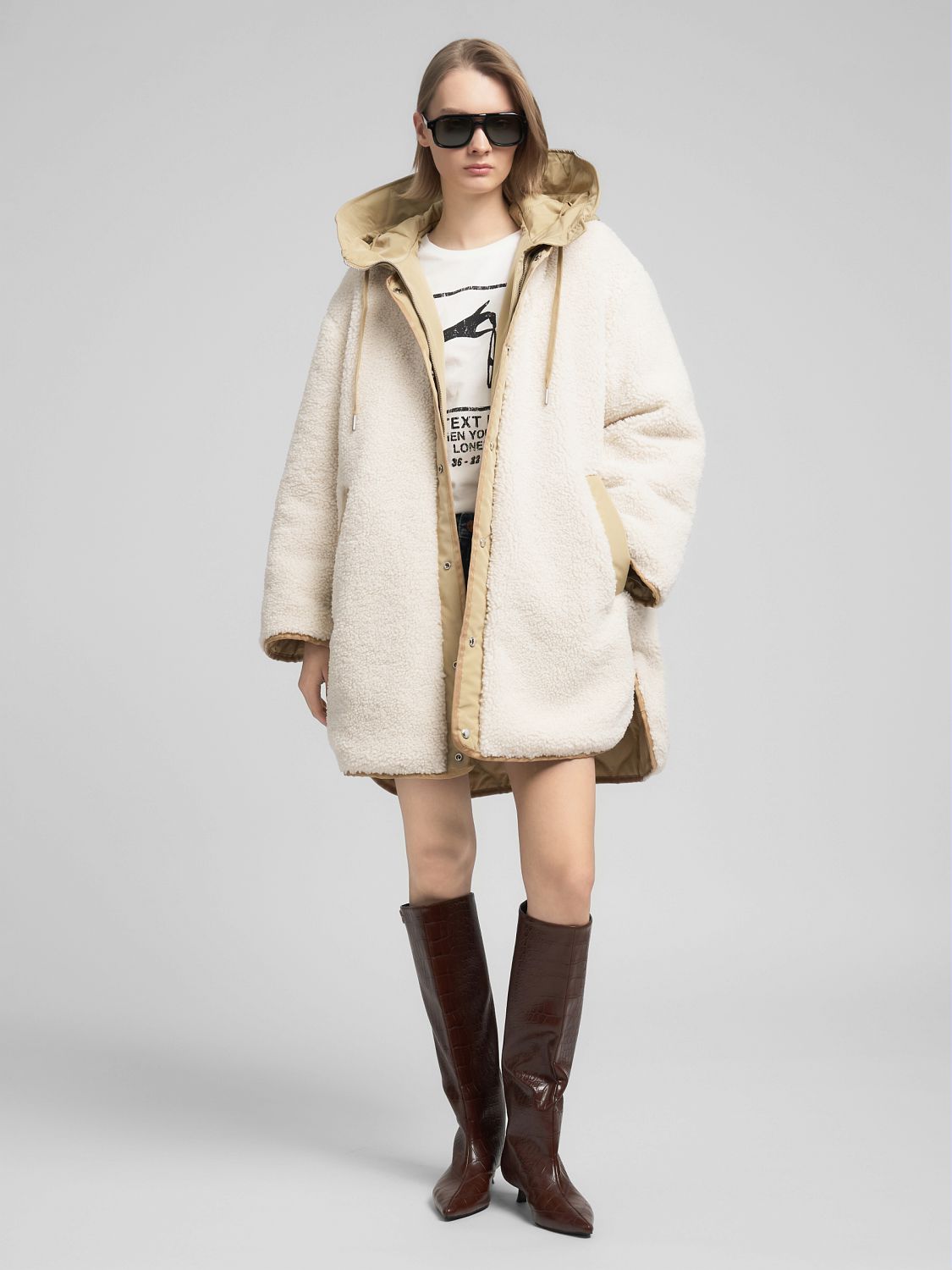 Oboustranná bunda – volný střih