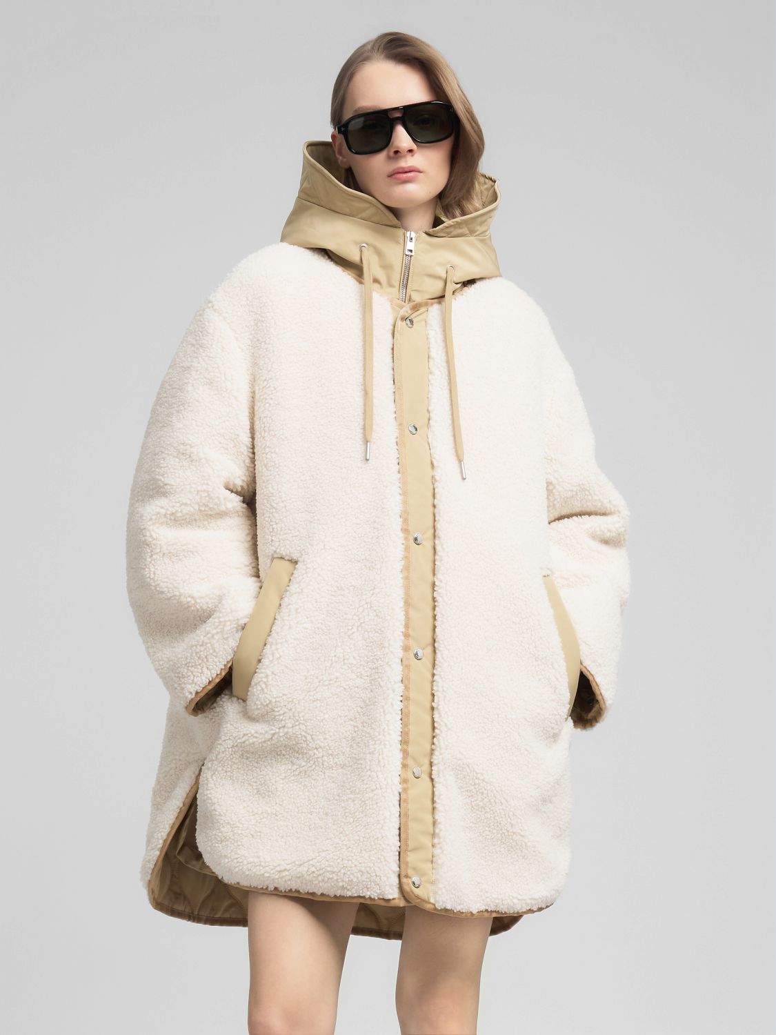 Oboustranná bunda – volný střih