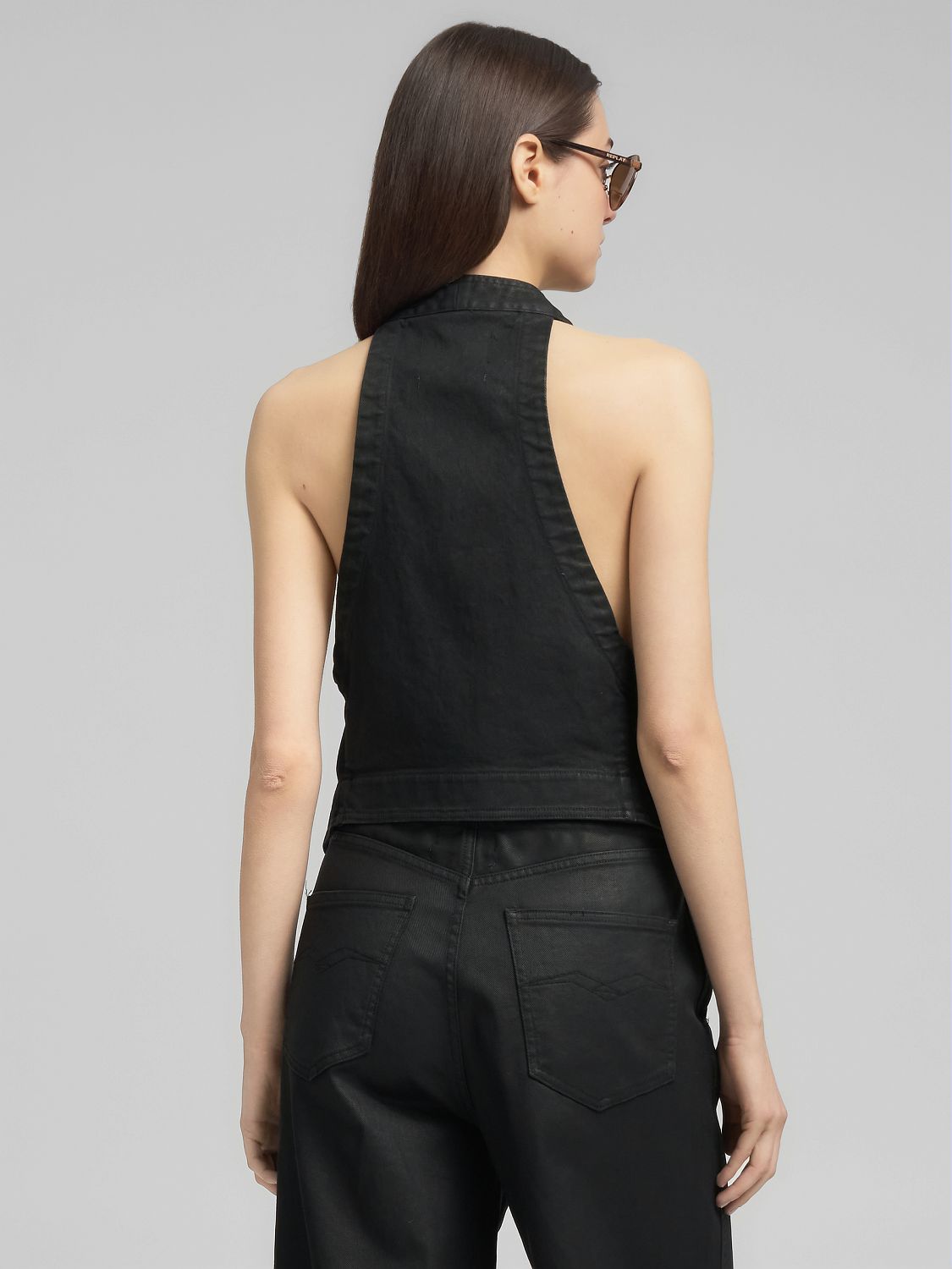 Dámský top ve stylu vesty