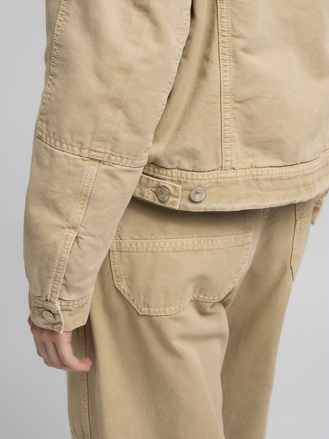 Dámská džínová bunda s kožíškem