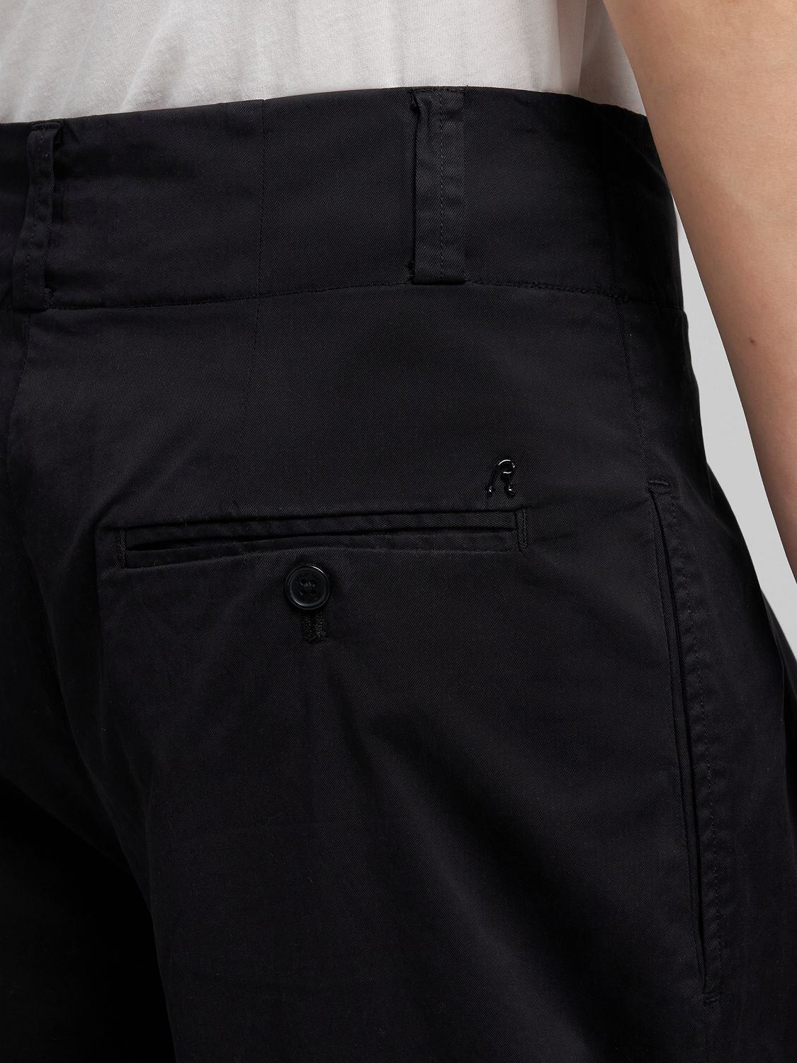 Pohodlné široké kalhoty z bavlněného kepru