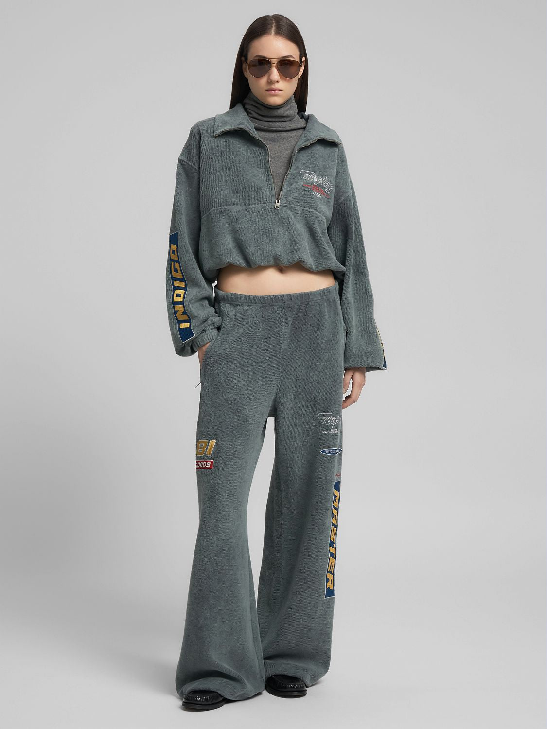 Dámské teplákové kalhoty z teddy fleecu