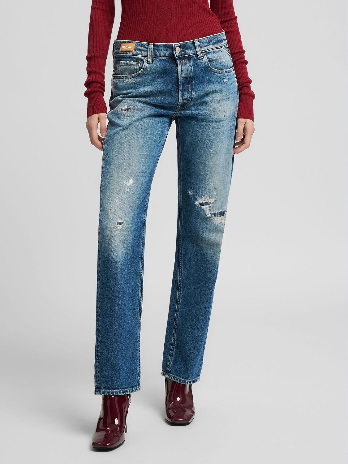 AUBRY – Džíny volného střihu