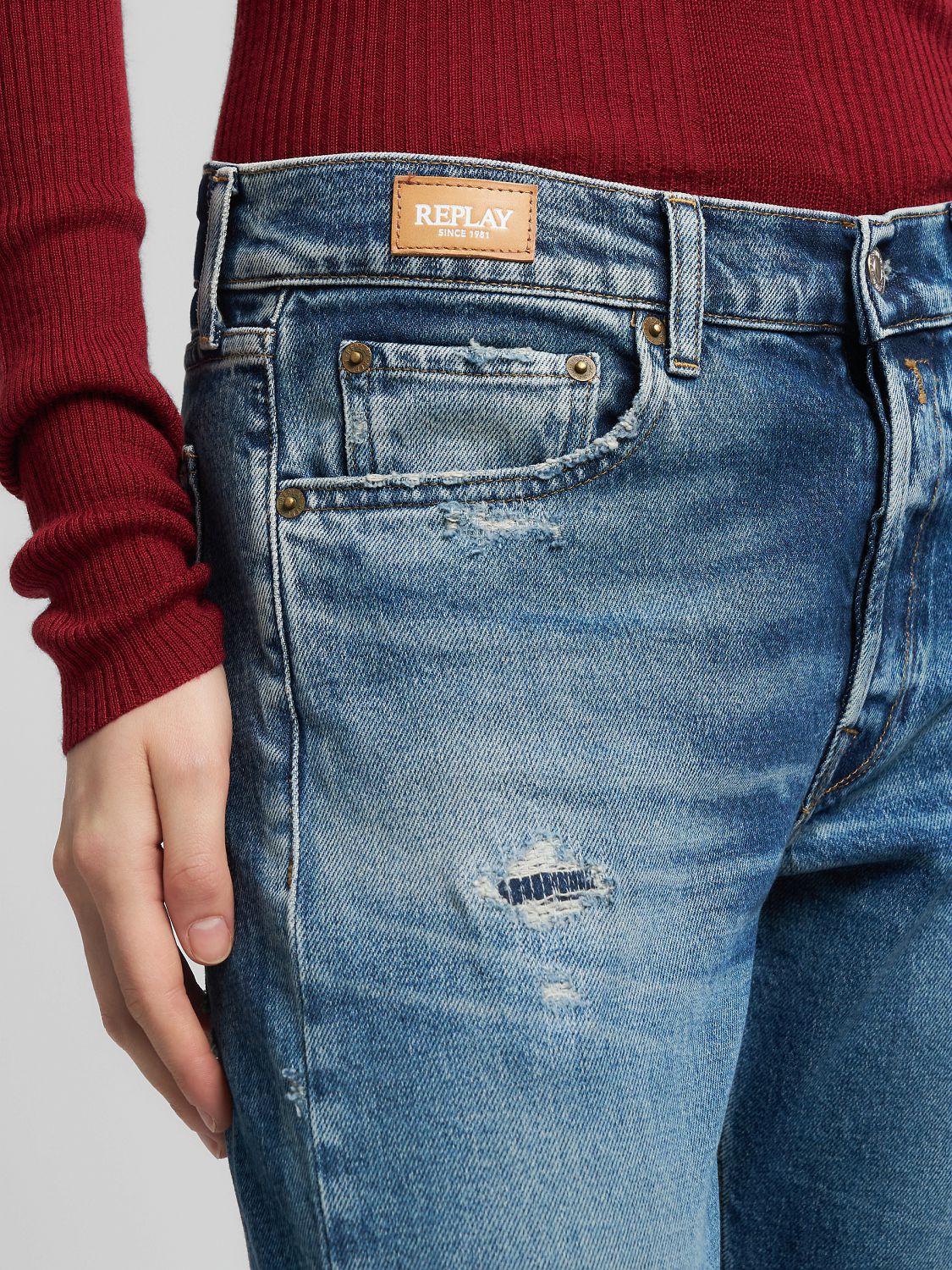 AUBRY – Džíny volného střihu