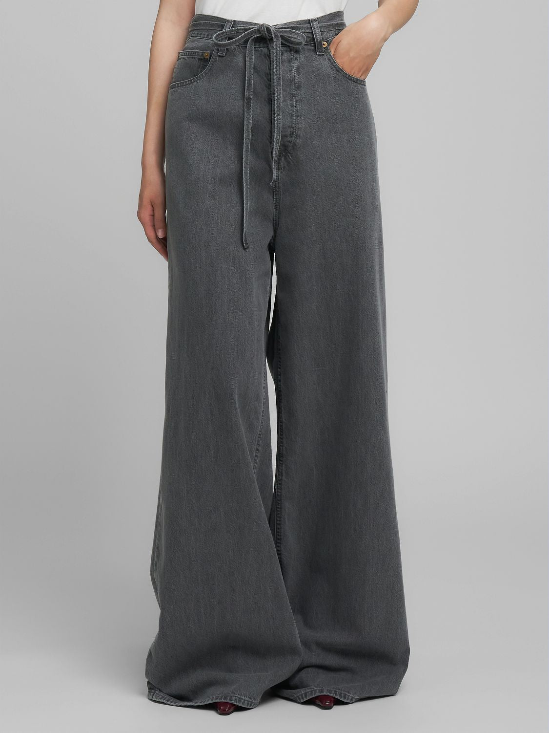 MARGOTT – Džíny s nízkým pasem a širokými nohavicemi