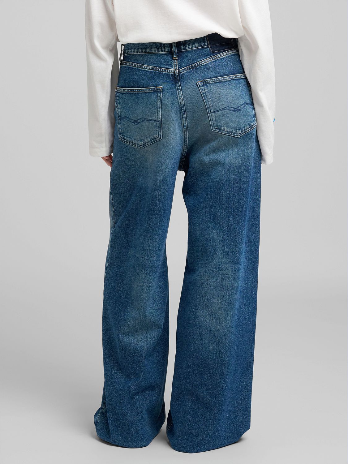 MARGOTT – Džíny s nízkým pasem a širokými nohavicemi