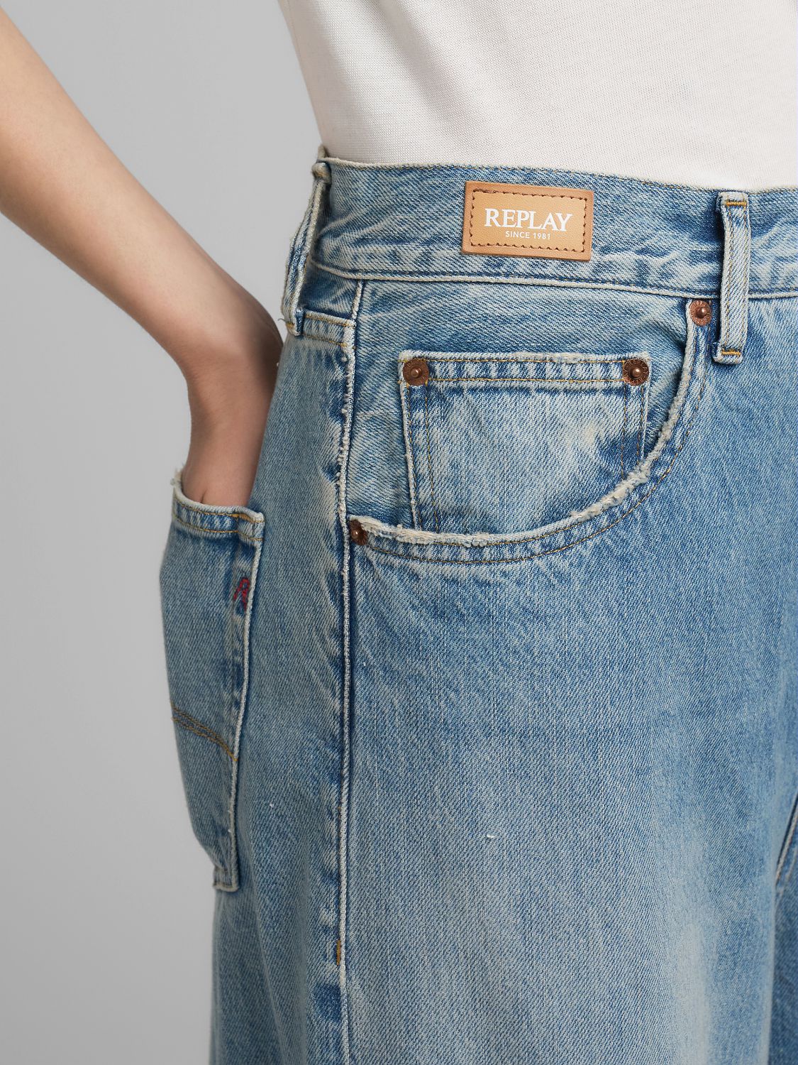 MARGOTT – Džíny s nízkým pasem a širokými nohavicemi