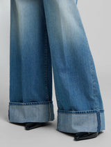 NALAJA – Džíny s širokými nohavicemi