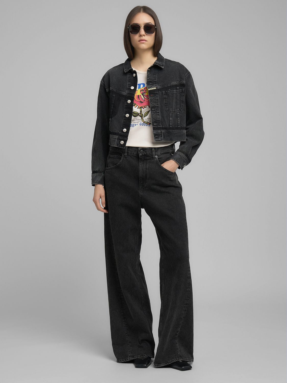 NARJA – Džíny s nízkým pasem a volnými nohavicemi