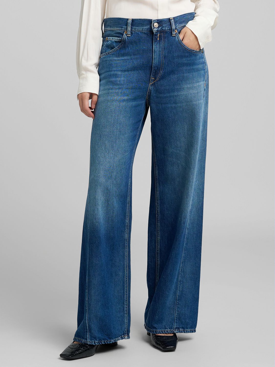 NARJA – Džíny s nízkým pasem a volnými nohavicemi