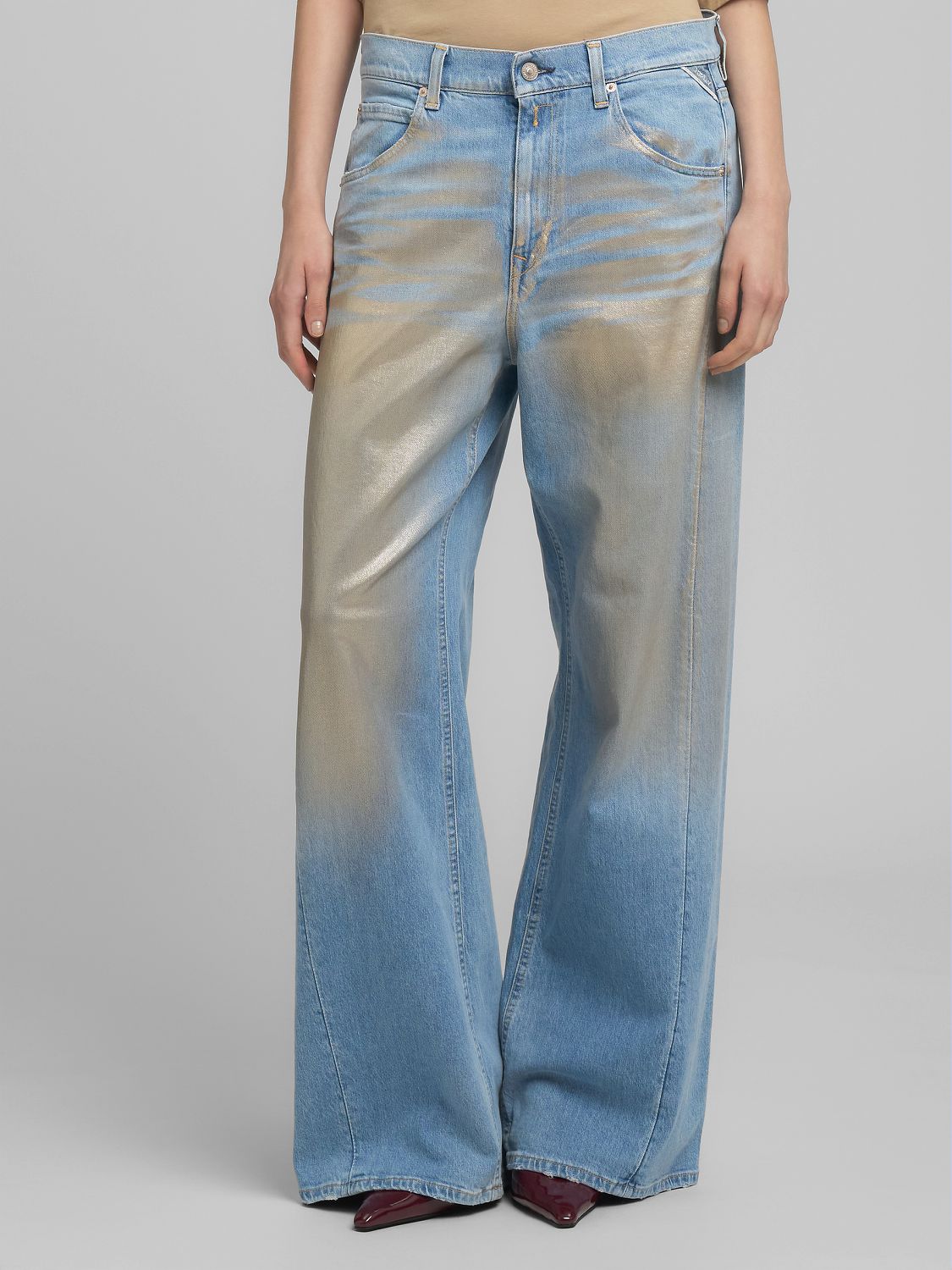 NARJA – Džíny s nízkým pasem a volnými nohavicemi