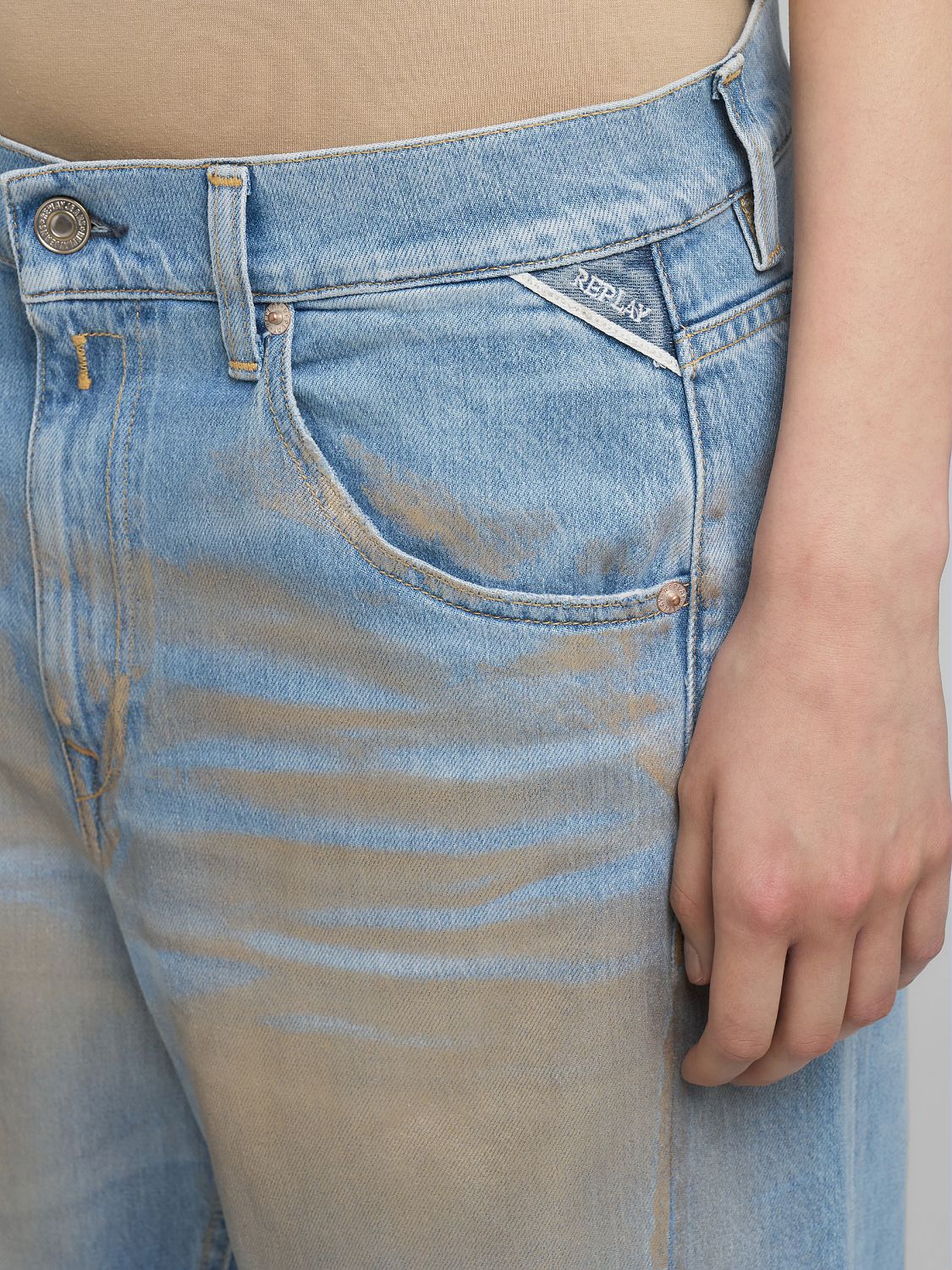 NARJA – Džíny s nízkým pasem a volnými nohavicemi