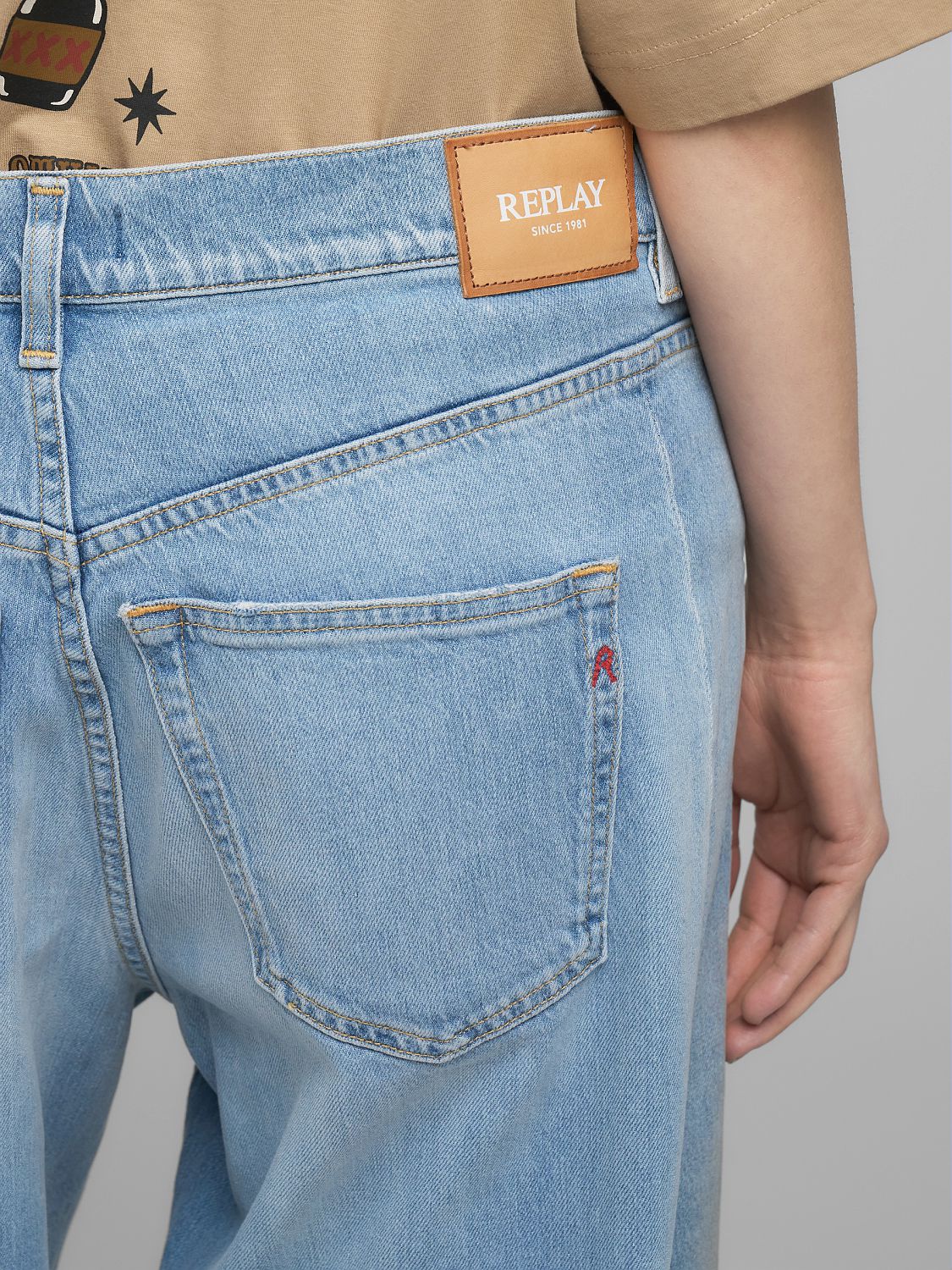 NARJA – Džíny s nízkým pasem a volnými nohavicemi