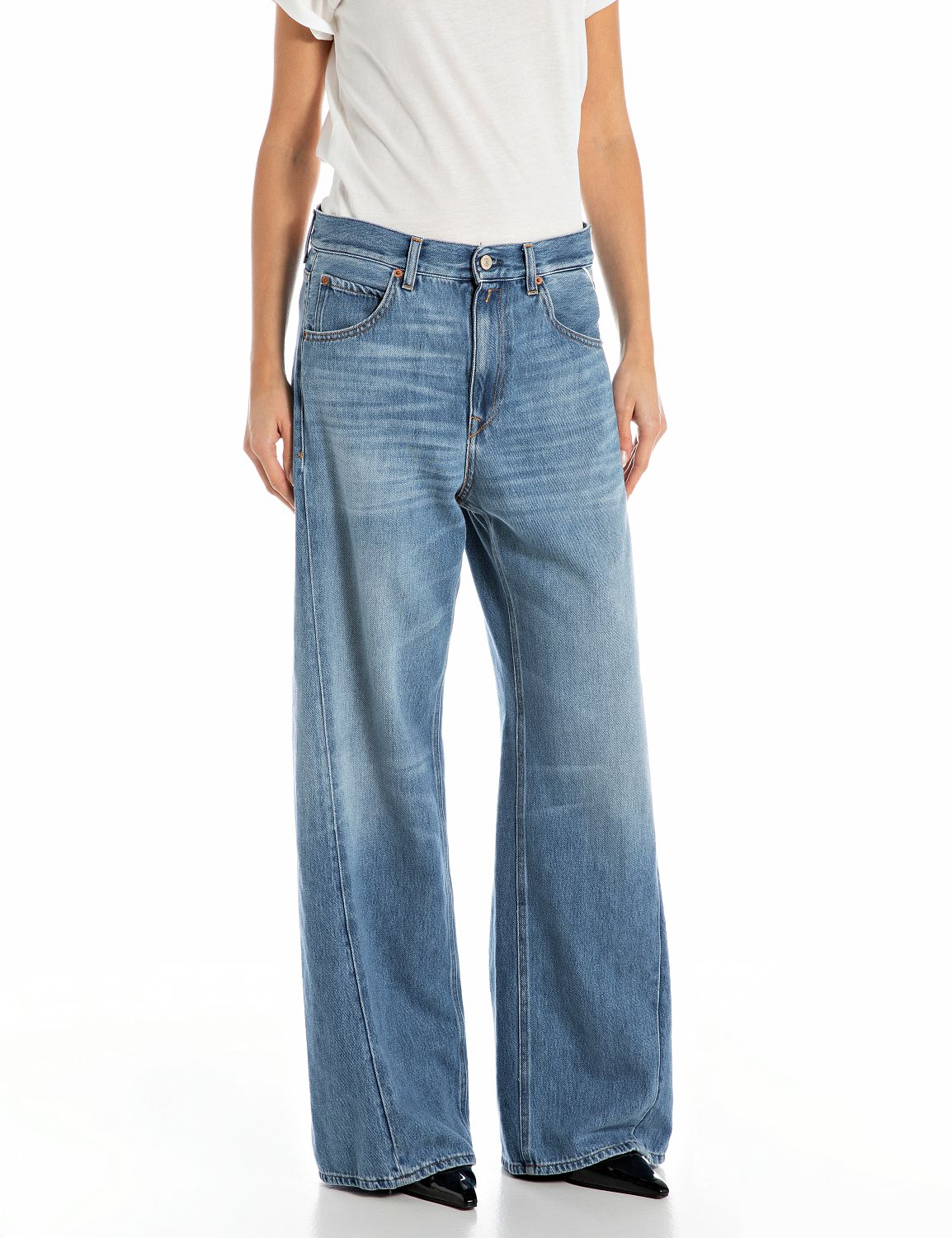 NARJA – Džíny s nízkým pasem a volnými nohavicemi