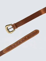 REPLAY DÁMSKÝ KOŽENÝ PÁSEK S KOVOVOU PŘEZKOU