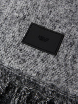 Šedá šála s třásněmi REPLAY