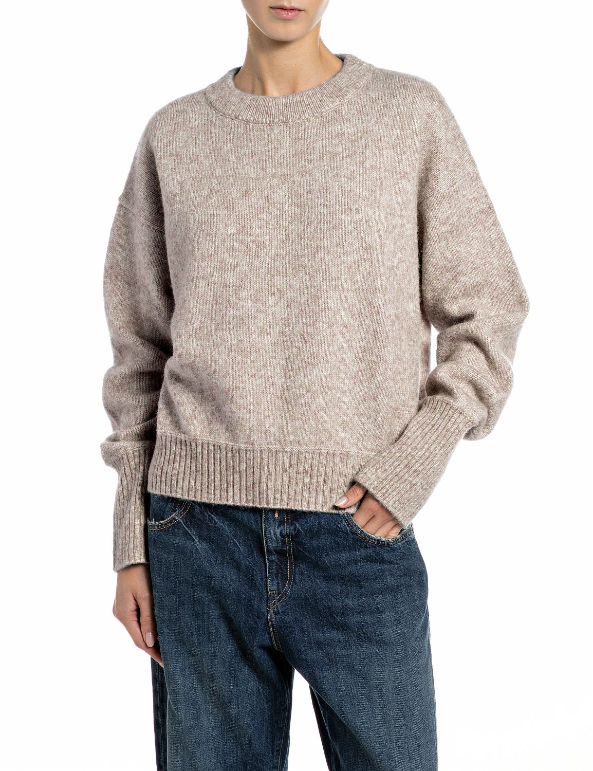 DÁMSKÝ SVETR REPLAY REGULAR FIT