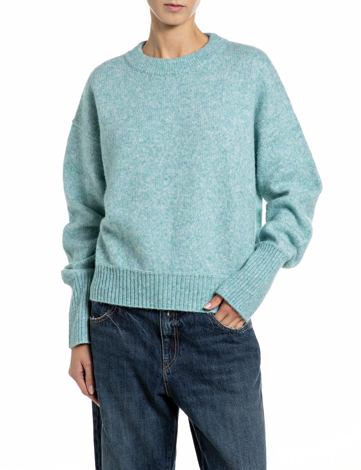 DÁMSKÝ SVETR REPLAY REGULAR FIT