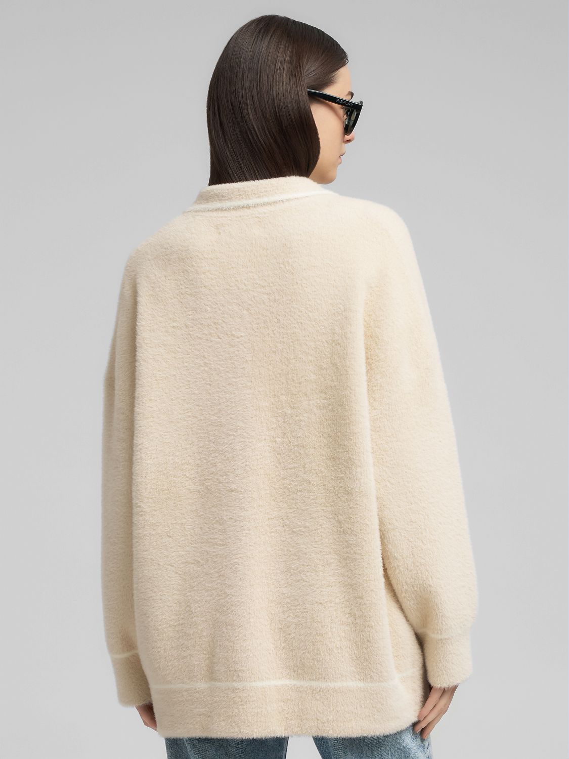 REPLAY CARDIGAN S KNOFLÍKY
