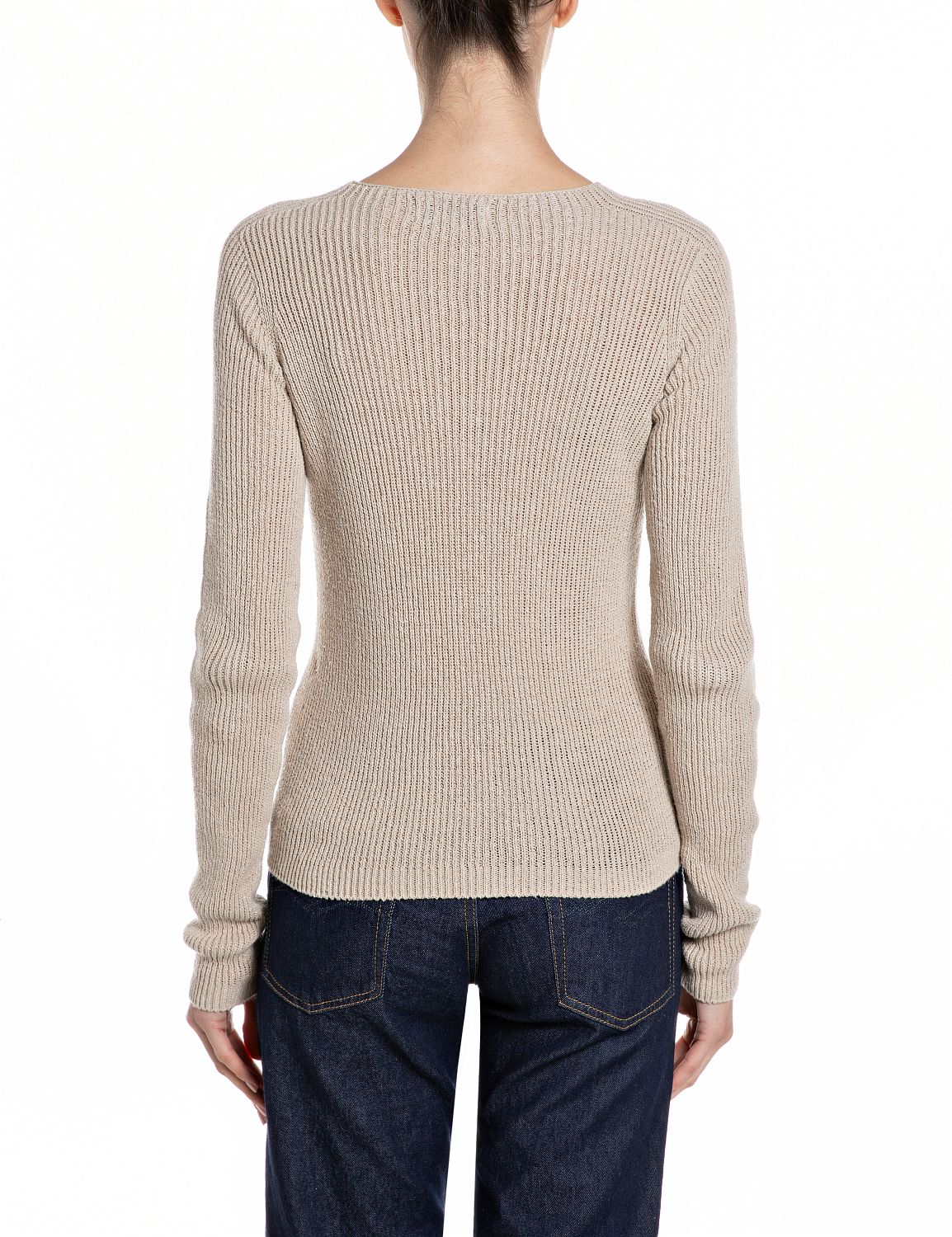 Dámský žebrovaný pletený svetr Replay