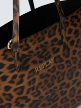 DÁMSKÁ SHOPPER TAŠKA SE ZVÍŘECÍM VZOREM