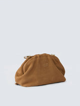 KOŽENÁ SEMIŠOVÁ CROSSBODY KABELKA S TŘÁSNĚMI