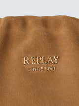 KOŽENÁ SEMIŠOVÁ CROSSBODY KABELKA S TŘÁSNĚMI