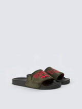 PÁNSKÉ PANTOFLE S LOGEM A MASKÁČOVÝM VZOREM