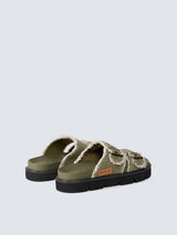 DVOUPÁSKOVÉ PANTOFLE S PŘEZKAMI