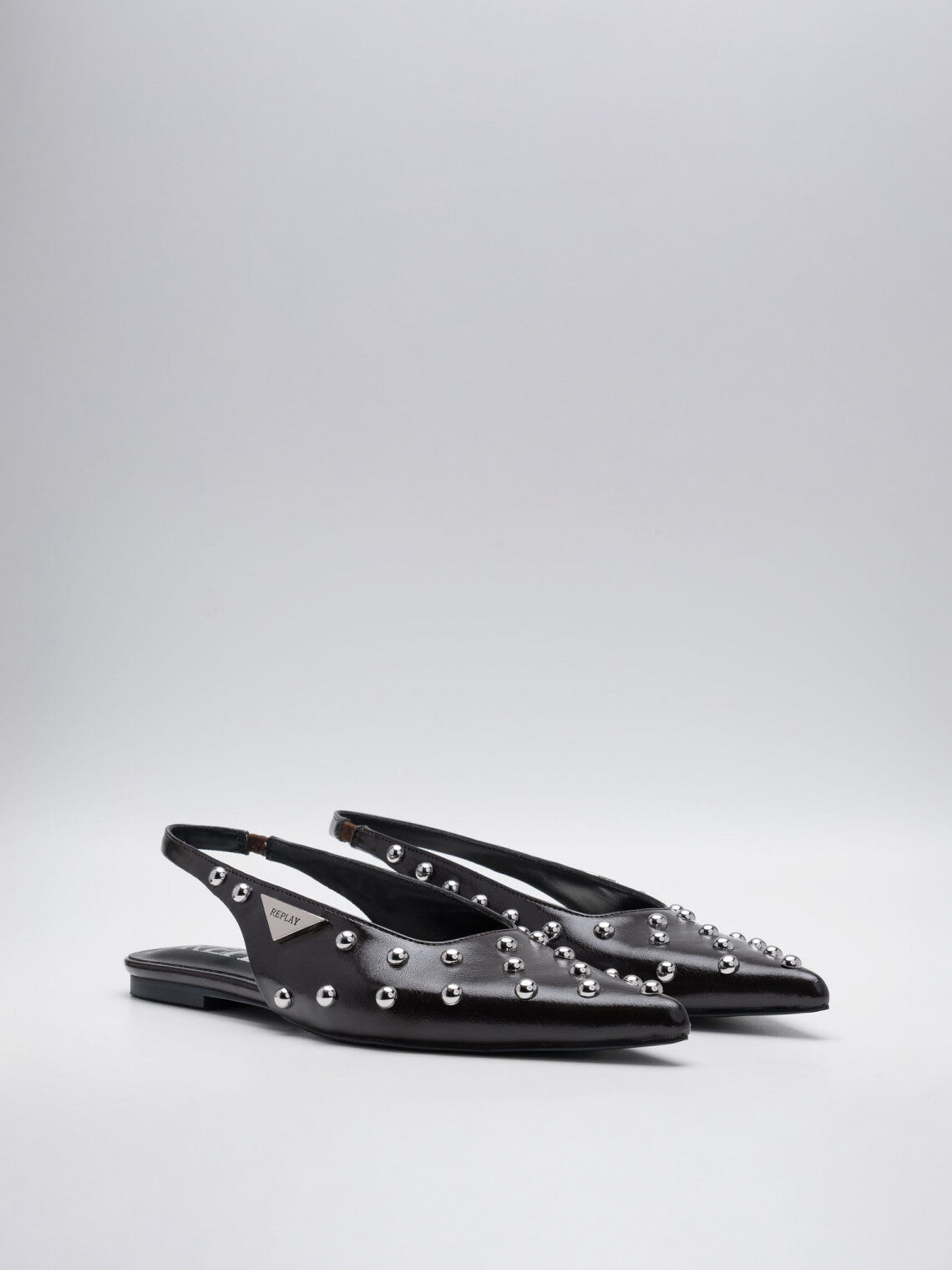 REPLAY DÁMSKÉ ELEGANTNÍ SLINGBACK BALERÍNY S NÝTY